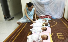 Người mẹ cược mạng sống sinh 4 con non tháng: 'Con tôi đang thiếu sữa mẹ'