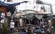 Kiên Giang: Cháy nhà lồng chợ Rạch Sỏi, thiệt hại khoảng 1,5 tỉ đồng