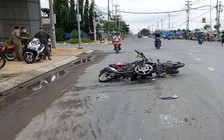 TP.HCM: Xe máy đấu đầu, 3 người nhập viện