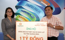 Tập đoàn Hưng Thịnh hỗ trợ người dân vùng lũ Quảng Bình 1 tỉ đồng