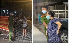 Công an phường chở sản phụ đi sinh và giao sữa cho trẻ