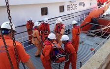 Cứu ngư dân Quảng Ngãi viêm dạ dày giữa biển