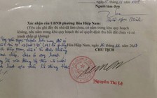 Buộc thôi việc công chức giả chữ ký chủ tịch phường