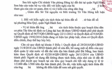 Điều tra vụ Giám đốc Sở Tài nguyên-Môi trường Đà Nẵng bị đe dọa