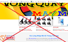 Trúng thưởng xe sang, iPhone trên trang web... giả mạo