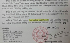 Thu hồi thẻ nhà báo của Phó trưởng đại diện phía Nam Báo đời sống Pháp luật