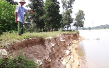 Nạn trộm cát uy hiếp làng 'ốc đảo' trên sông La