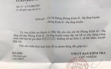 Vụ 'Chủ nhiệm UBKT đòi kiểm tra nhà lãnh đạo huyện': UBKT Tỉnh ủy vào cuộc