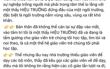 Xác minh thông tin hiệu trưởng bị tố có hành vi không đứng đắn với giáo viên