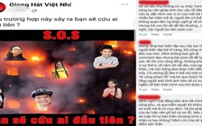 ‘Giọng hát Việt nhí’ xin lỗi vì đăng ảnh ghép ‘hỏa hoạn’ phản cảm