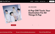 Spotify ra mắt trang web dành riêng cho fan K-pop