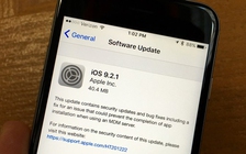 Apple bất ngờ tung ra bản iOS 9.2.1