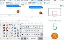 Chơi bóng rổ trên Facebook Messenger