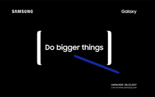 Samsung gửi thư mời ra mắt Galaxy Note 8