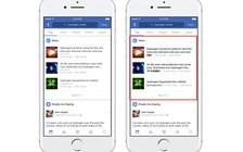 Facebook sẽ hiển thị logo nhà xuất bản trong Xu hướng và Tìm kiếm