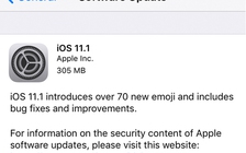 Apple bất ngờ tung ra bản cập nhật iOS 11.1