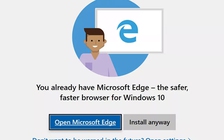 Windows 10 loại bỏ cảnh báo cài đặt trình duyệt bên thứ ba