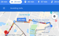 Google Maps trên iOS có tính năng dẫn đường cho xe máy tại Việt Nam