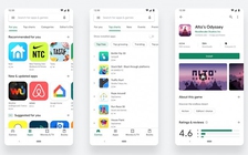 Google Play Store được thiết kế hoàn toàn mới