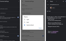 Gmail triển khai chế độ Dark Mode tới người dùng Android