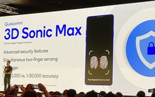 Qualcomm ra mắt cảm biến vân tay siêu âm mới lớn hơn 17 lần