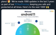 Xuất hiện lộ trình cập nhật Android 11 của điện thoại Nokia