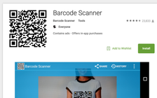 Ứng dụng quét mã vạch Barcode Scanner là phần mềm độc hại