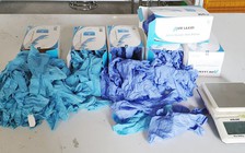 Làm giả găng tay y tế bán trong mùa dịch Covid-19