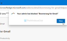 Cách bỏ chặn tiện ích mở rộng trên trình duyệt Edge