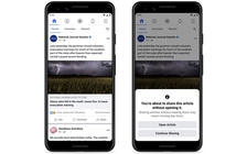 Facebook muốn người dùng đọc bài báo trước khi chia sẻ