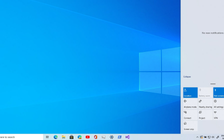 Windows 10 rò rỉ thông tin Action Center mới từ Windows 10X