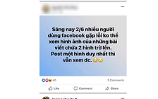 Ứng dụng Facebook gặp lỗi hiển thị hình ảnh