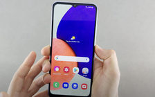 Cận cảnh mẫu smartphone Galaxy A22 LTE