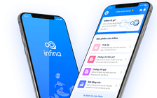 Ứng dụng Infina chạy trên Tiki tăng trưởng mạnh