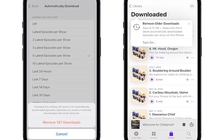 Apple Podcasts giúp tiết kiệm không gian lưu trữ