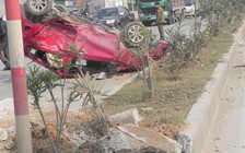 Xe container gây tai nạn liên hoàn, 7 người bị thương