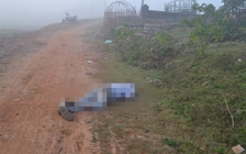 Người đàn ông chết trên vũng máu gần nghĩa trang