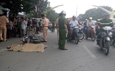 Bị cuốn vào gầm xe khách, một phụ nữ chết thảm