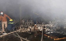 Cháy lớn tại công ty sản xuất gạch men