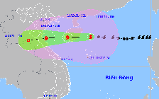 Tin đặc biệt về bão số 8: Thanh Hóa đến Quảng Bình mưa to, gió mạnh từ chiều nay