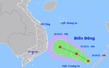 Vùng áp thấp vào Biển Đông gió giật cấp 8, cảnh báo thời tiết nguy hiểm