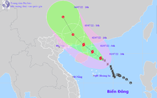 Bão số 1 đổ bộ đất liền Trung Quốc và đang suy yếu