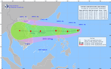 Tin tức thời tiết hôm nay 24.9.2022: Bão Noru giật cấp 11 đang hướng vào Biển Đông