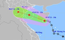 Áp thấp nhiệt đới vào vịnh Bắc bộ, gió giật cấp 8, sóng cao 3 m