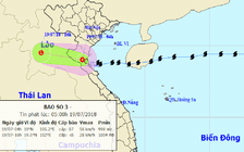 Hoàn lưu bão số 3 sẽ gây mưa to đến hết ngày 21.7