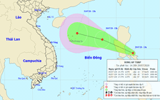 Áp thấp gần Biển Đông có thể mạnh lên thành bão