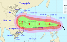 Dự báo thời tiết hôm nay 11.11.2020: Bão Vamco gió giật cấp 14 áp sát Biển Đông