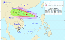 Áp thấp nhiệt đới mạnh lên thành bão số 7, gió giật cấp 10
