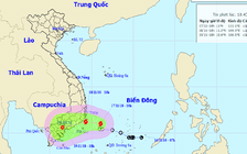 Áp thấp nhiệt đới trên vùng biển Trường Sa đã mạnh lên thành bão số 8