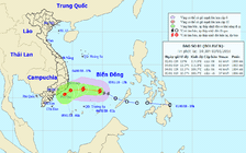 Chiều tối mai, bão số 1 áp sát ven biển từ Phú Yên đến Bà Rịa - Vũng Tàu